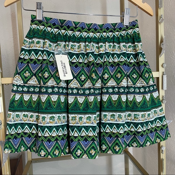 Mid 00s Forever 21 Print Skirt - Picture 3 of 3